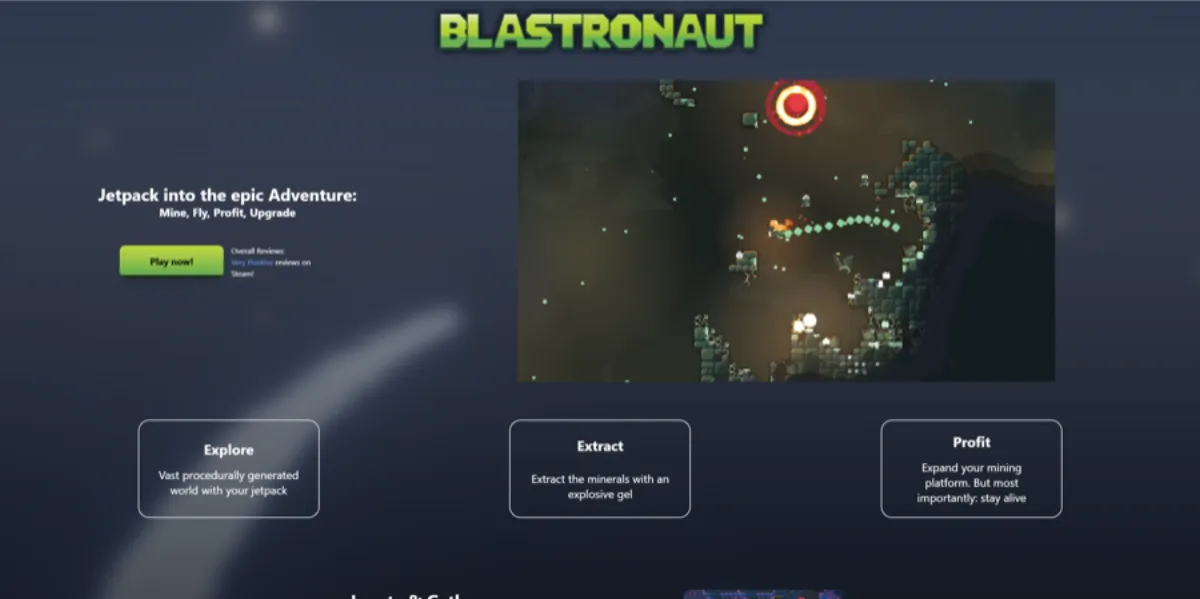 Blastronaut veebileht